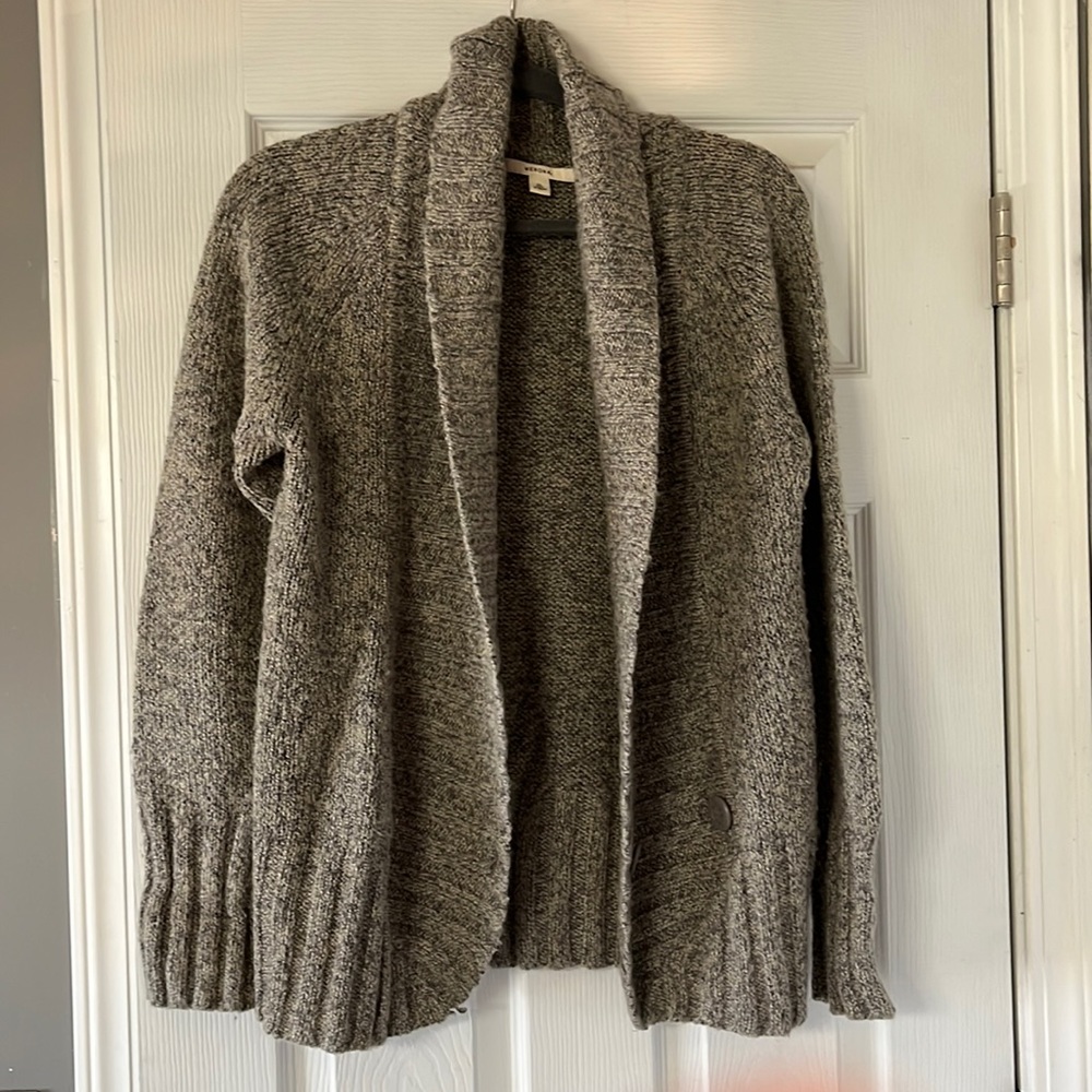 Wool sweater cardigan